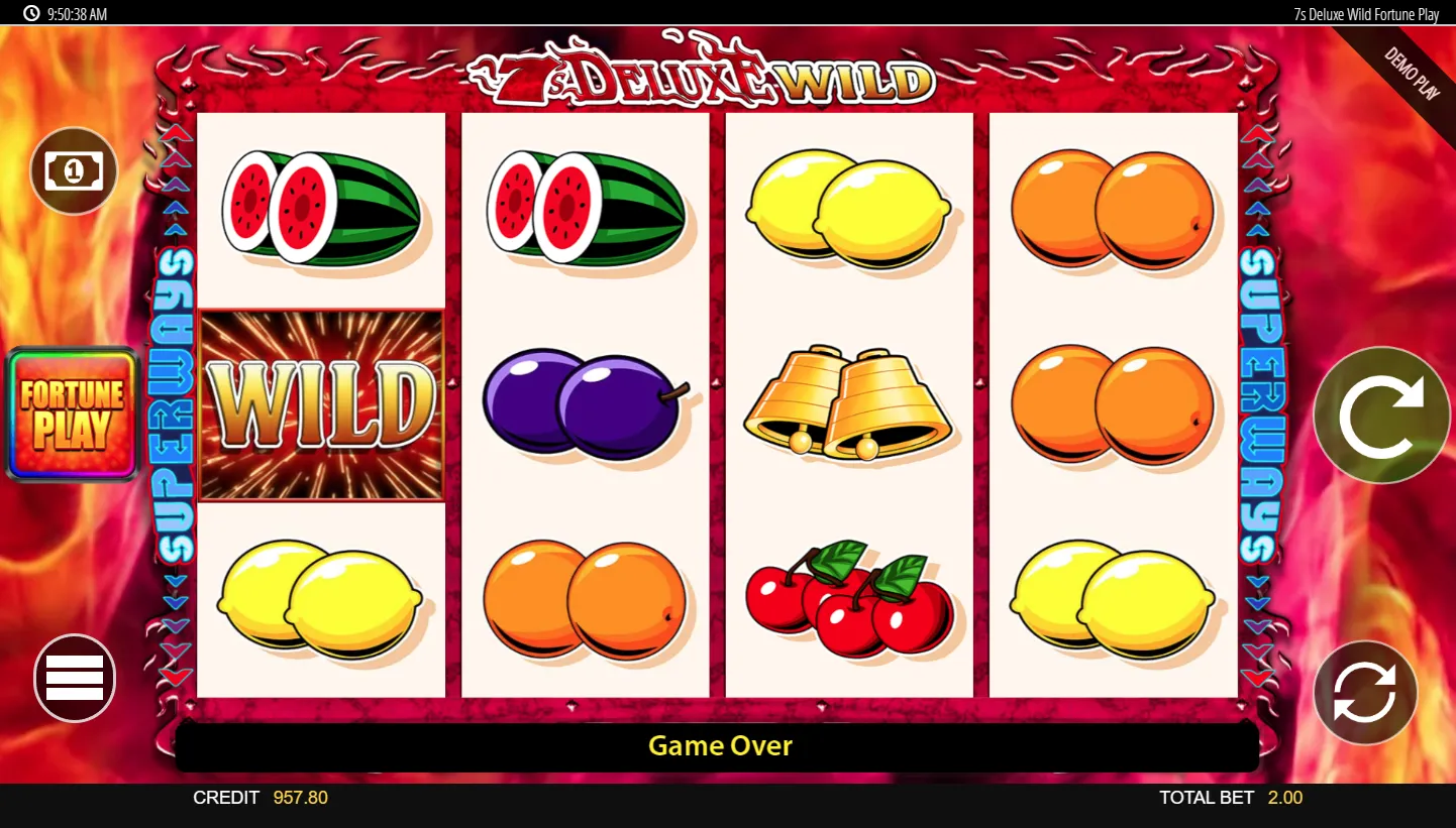 7's Deluxe Wild Fortune Play screenshot 1