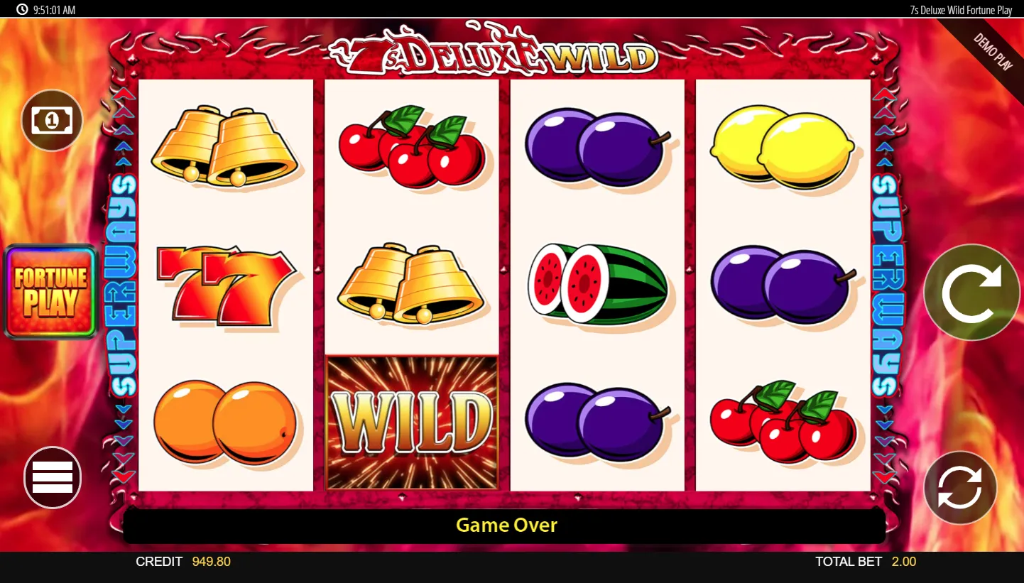 7's Deluxe Wild Fortune Play screenshot 3