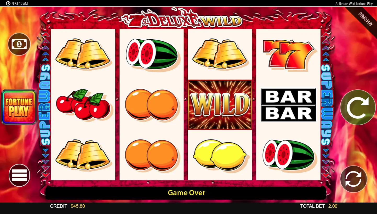 7's Deluxe Wild Fortune Play screenshot 4