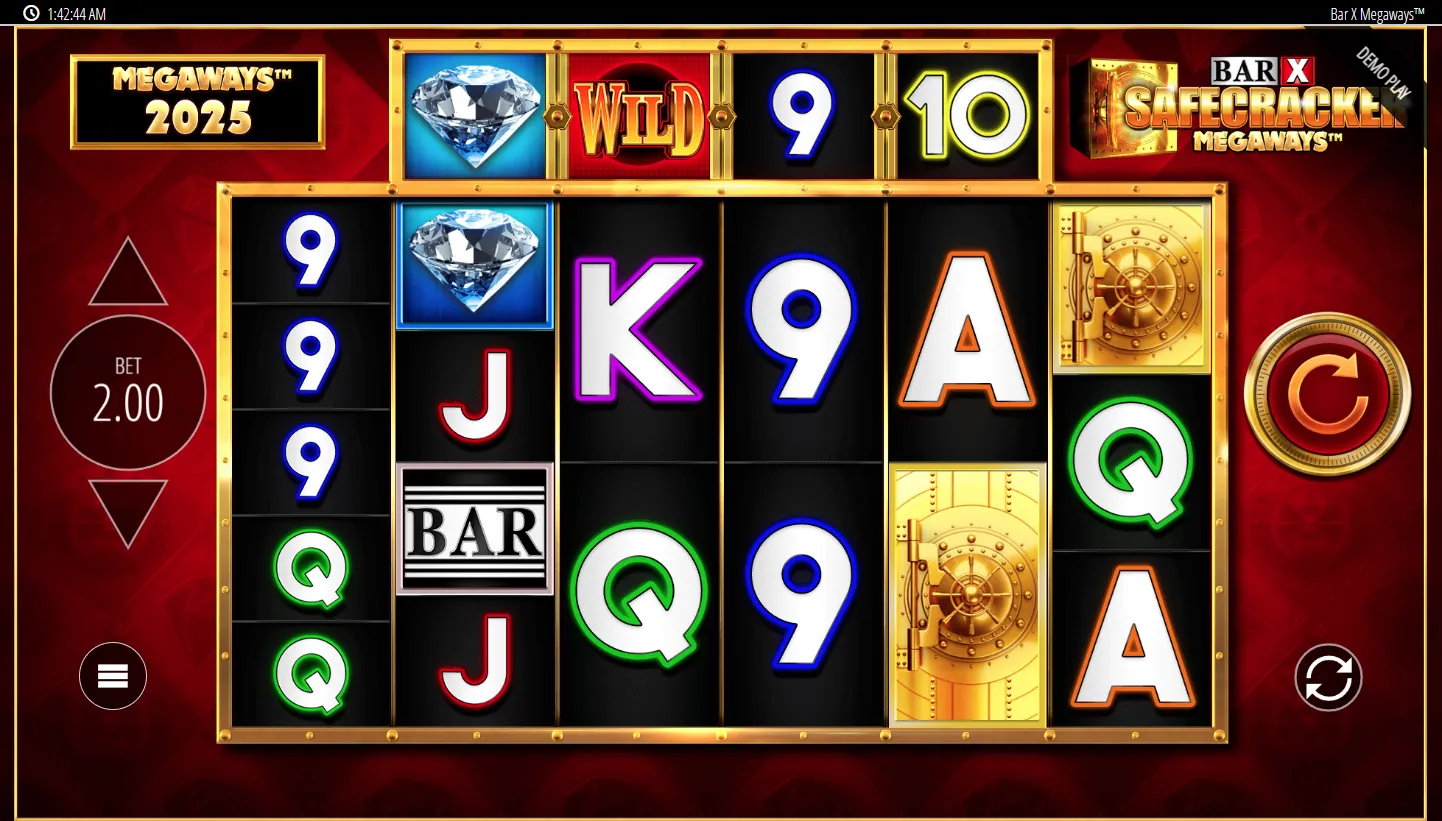 Bar-X Safecracker Megaways screenshot 2