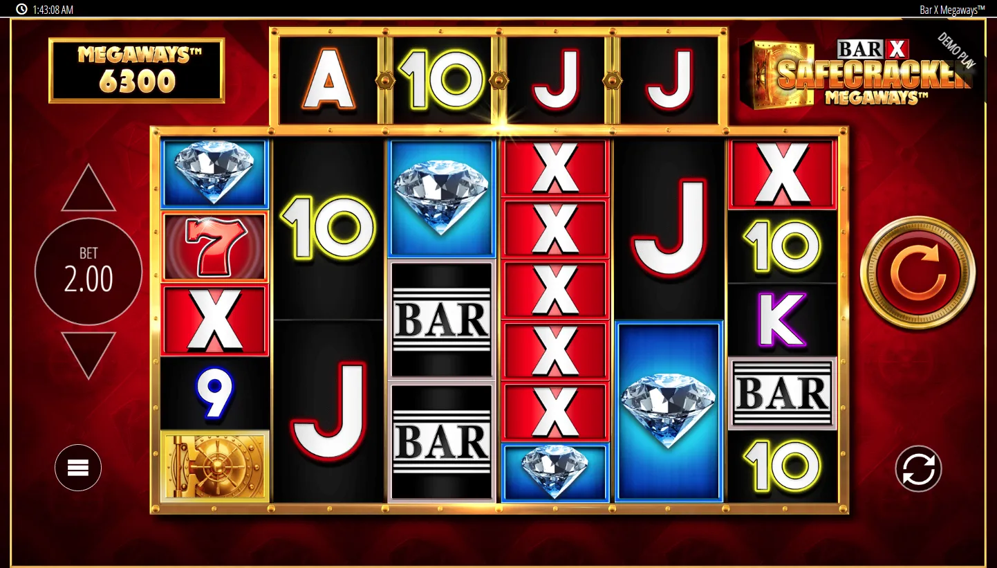 Bar-X Safecracker Megaways screenshot 4