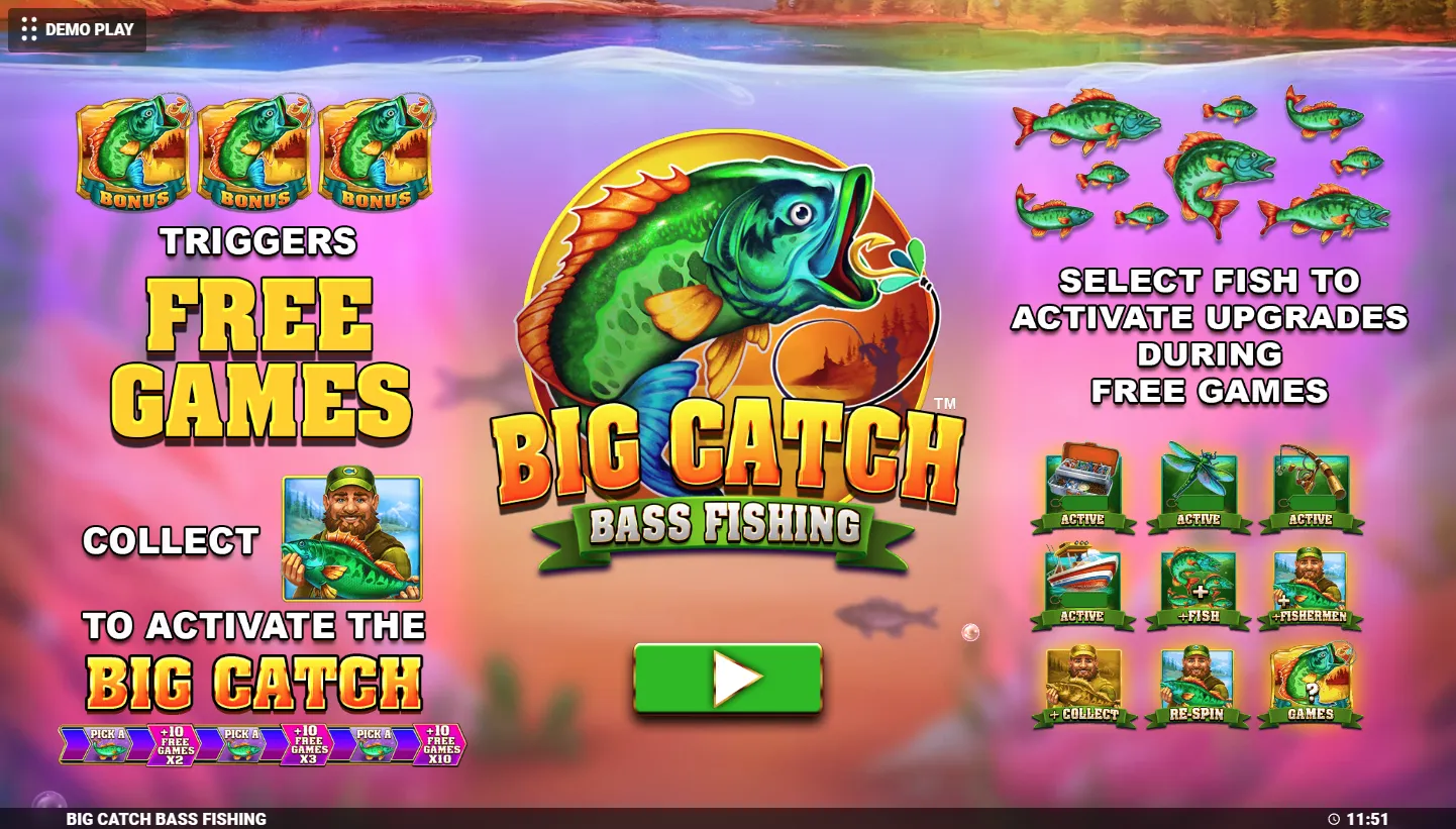 Big Catch Bass Fishing game preview