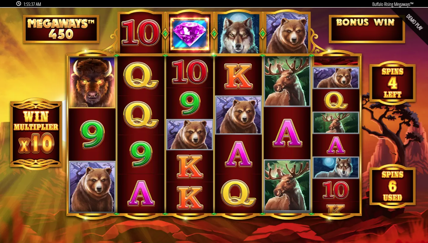 Buffalo Rising Megaways All Action screenshot 4