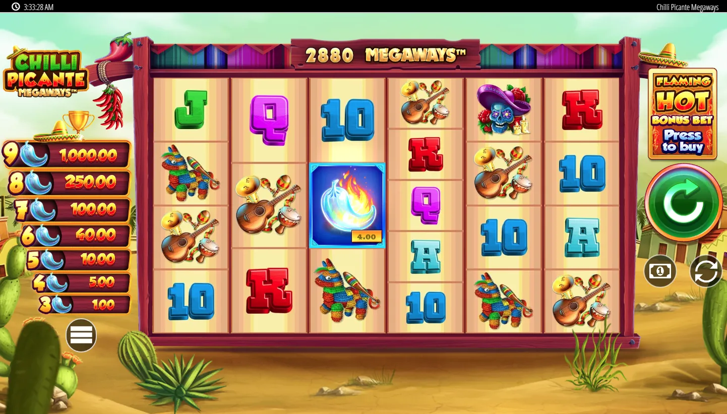 Chilli Picante Megaways screenshot 2
