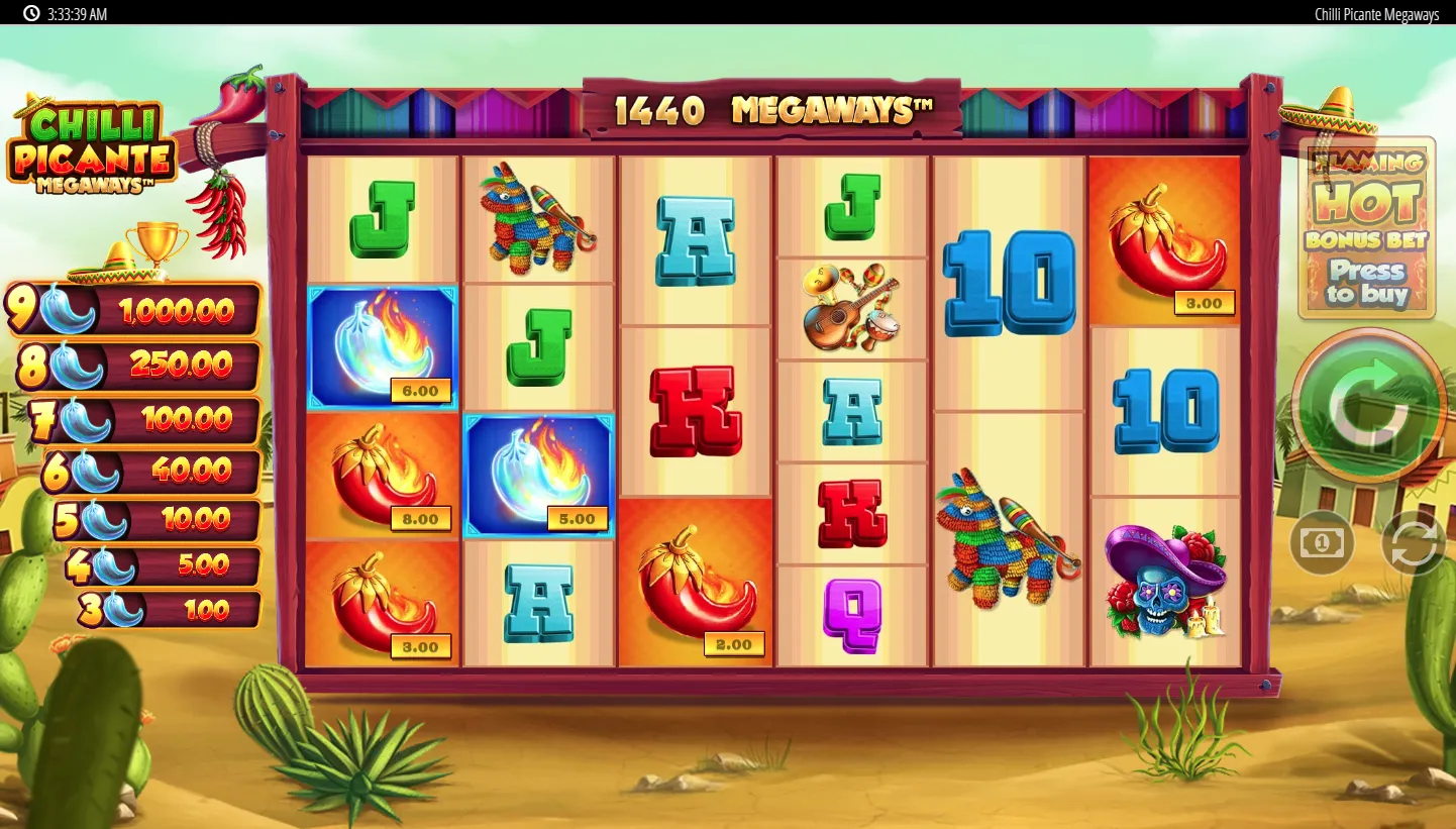 Chilli Picante Megaways screenshot 3