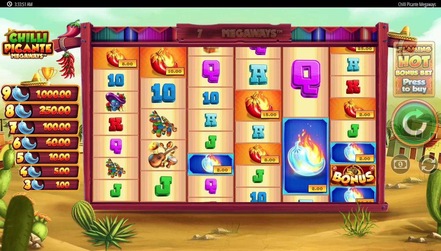 Chilli Picante Megaways screenshot 4