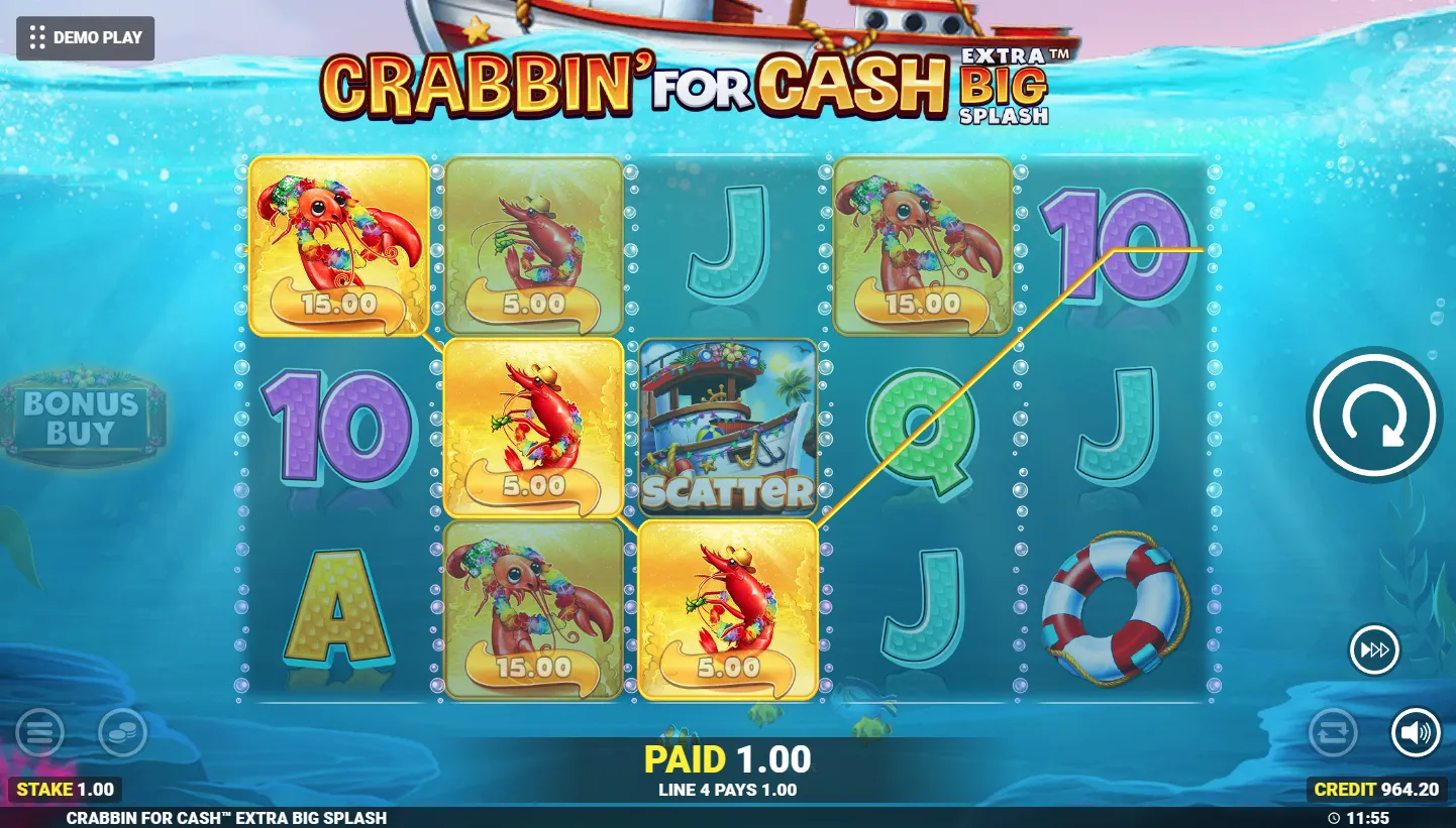 Crabbin For Cash Extra Big Splash screenshot 3