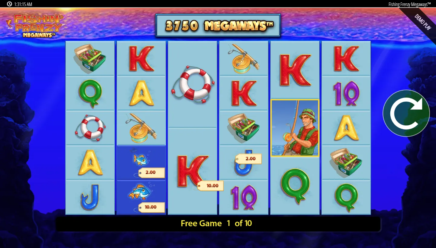 Fishin’ Frenzy Megaways screenshot 1