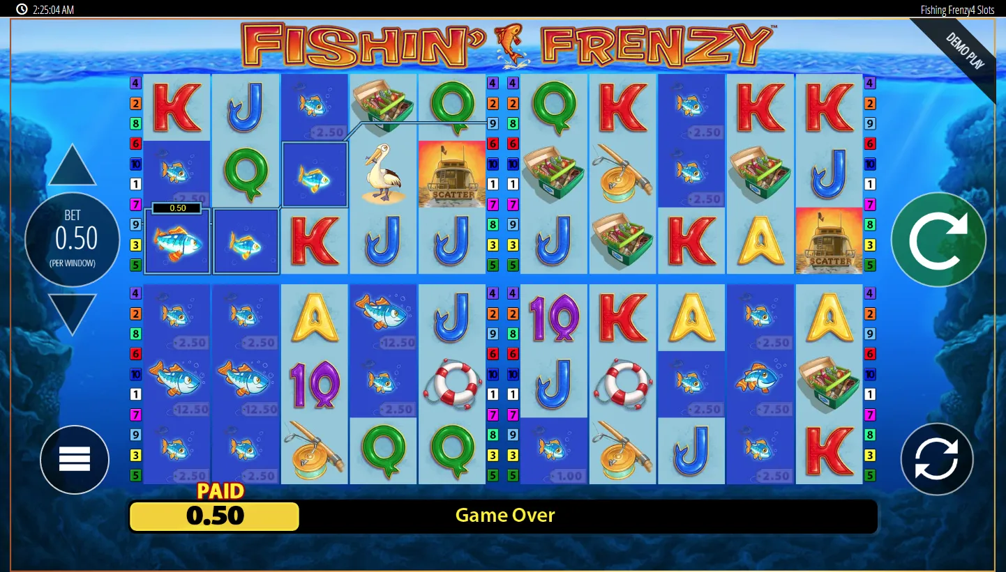 Fishin Frenzy Power 4 Slots screenshot 5