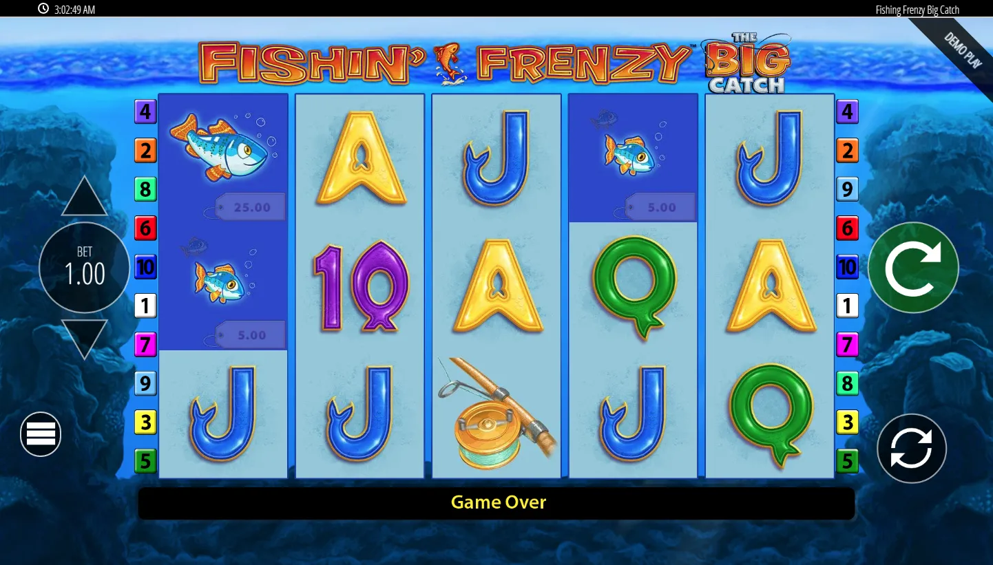 Fishin' Frenzy The Big Catch screenshot 2