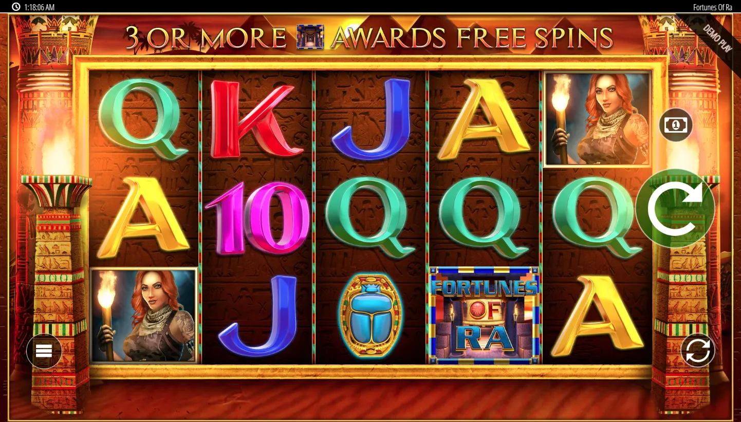 Fortunes of Ra screenshot 1