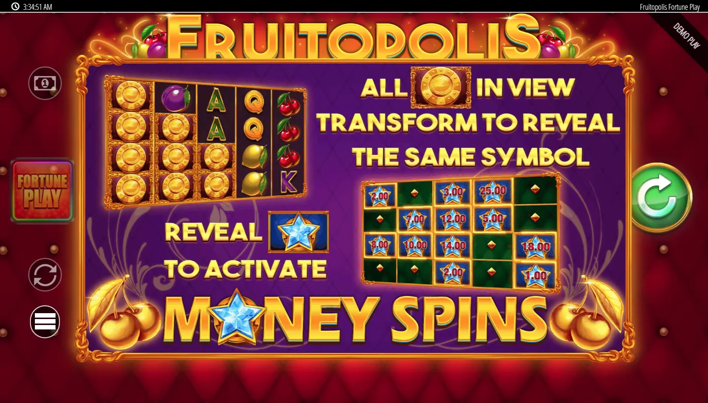Fruitopolis Fortune Play screenshot 1