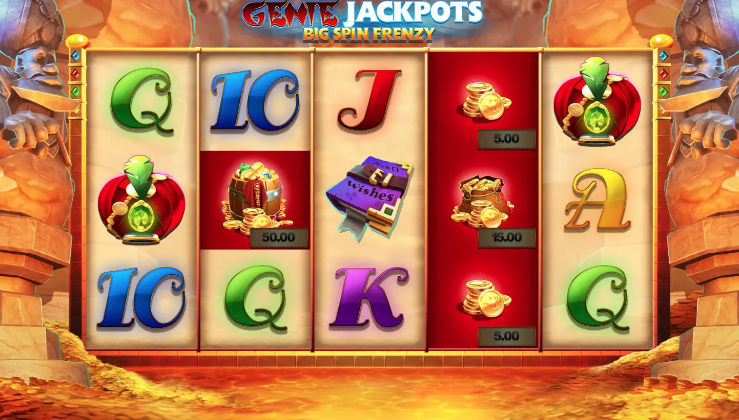 Genie Jackpots Big Spin Frenzy screenshot 1