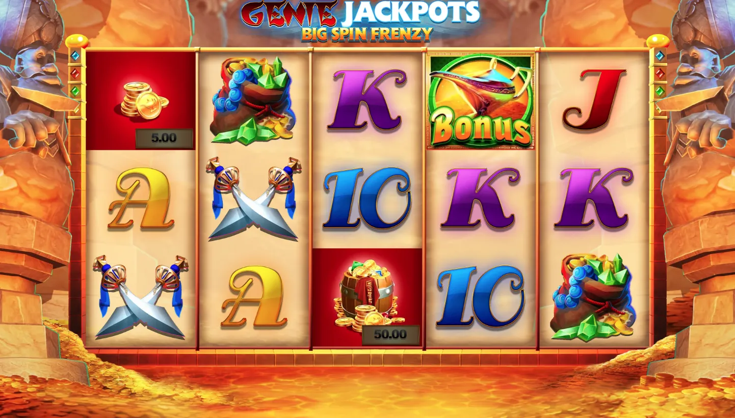 Genie Jackpots Big Spin Frenzy screenshot 2