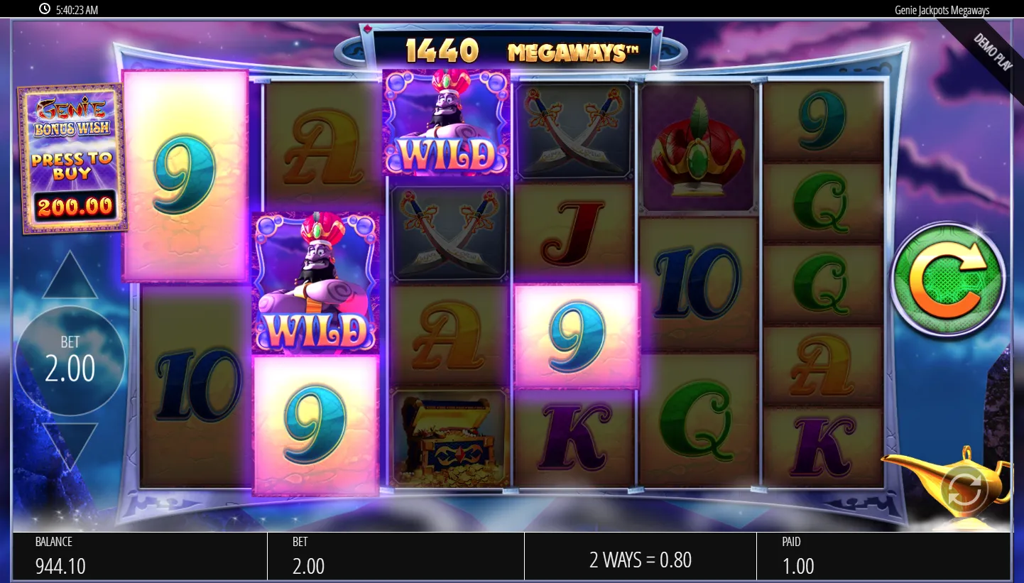 Genie Jackpots Megaways screenshot 4