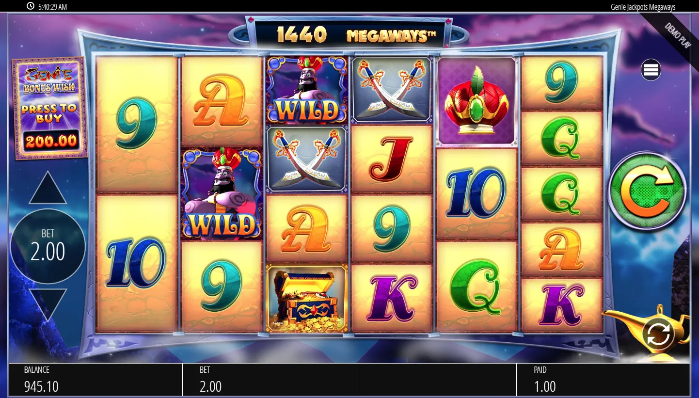 Genie Jackpots Megaways screenshot 5