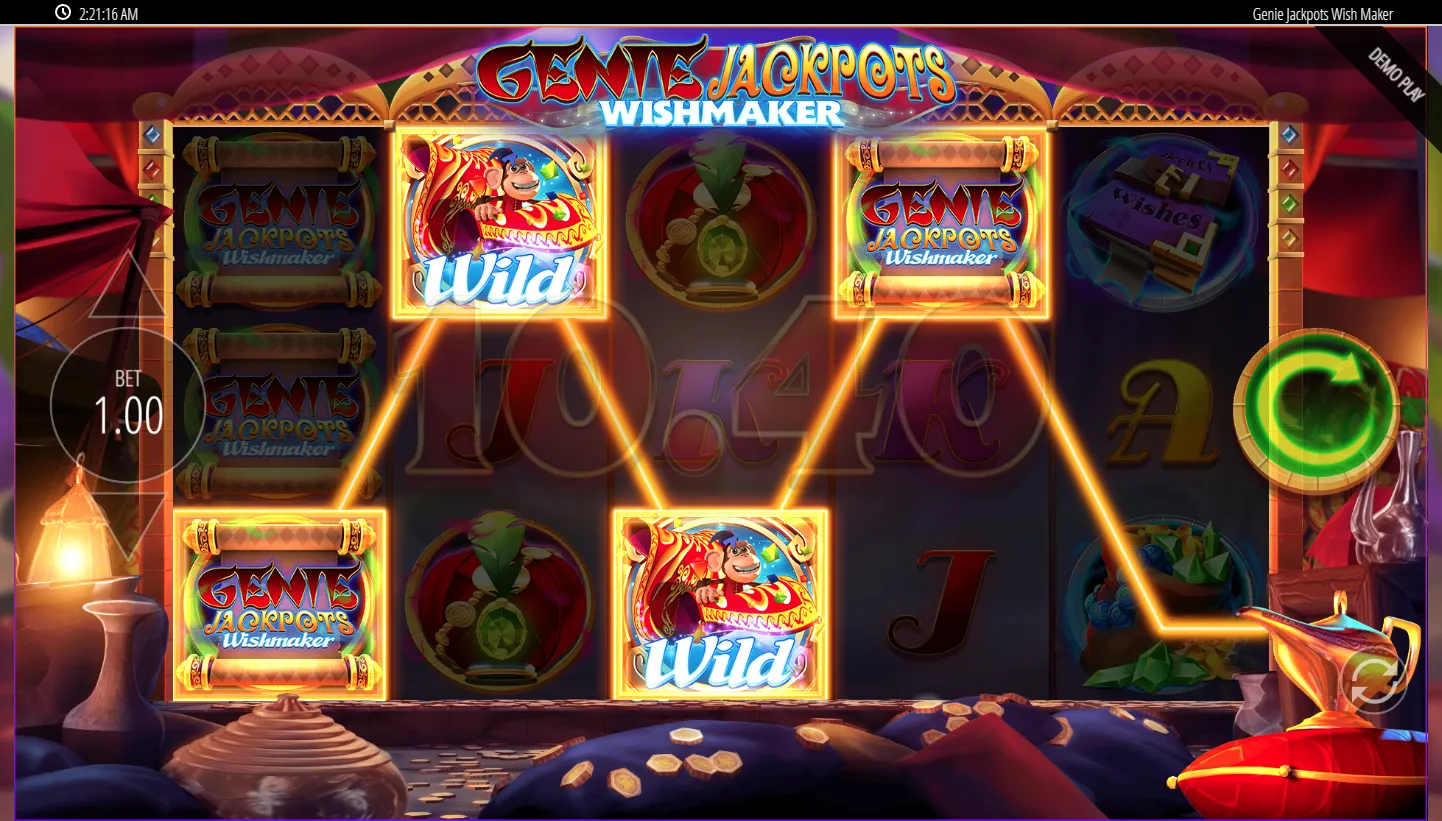 Genie Jackpots Wishmaker screenshot 2