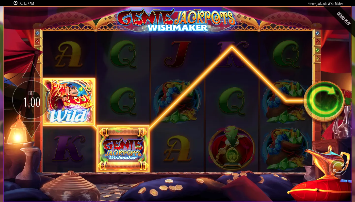 Genie Jackpots Wishmaker screenshot 3