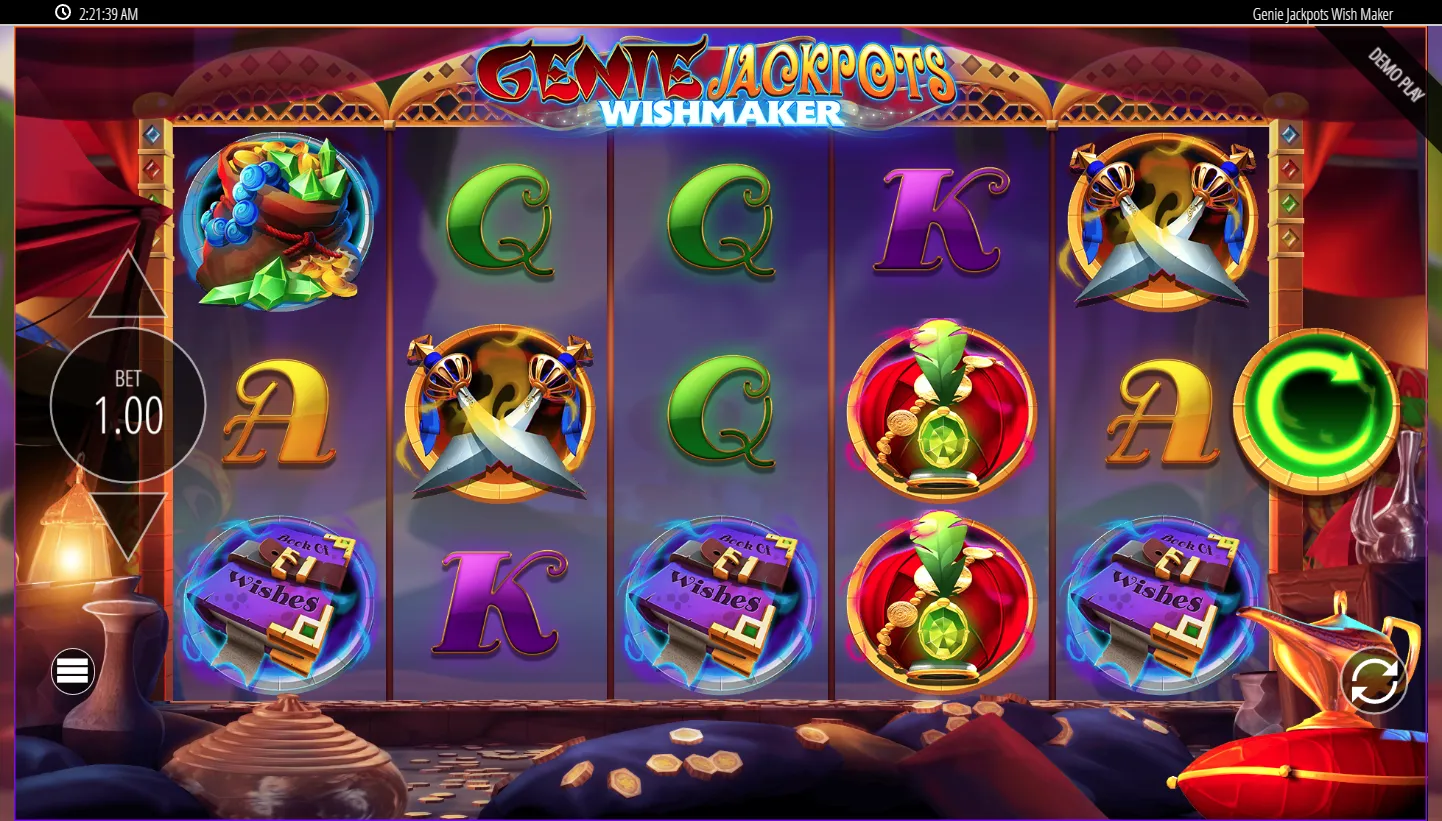 Genie Jackpots Wishmaker screenshot 4