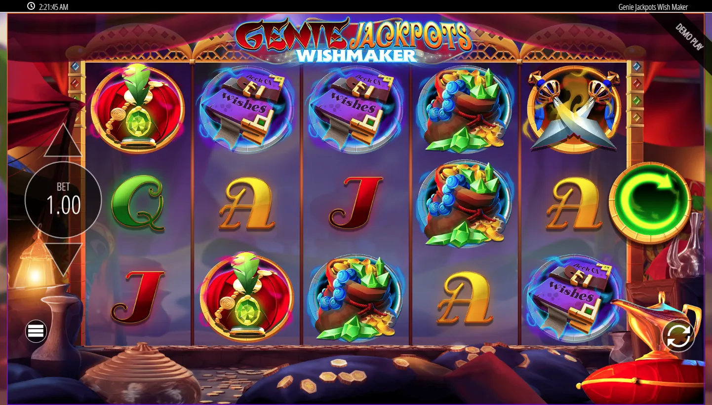 Genie Jackpots Wishmaker screenshot 5