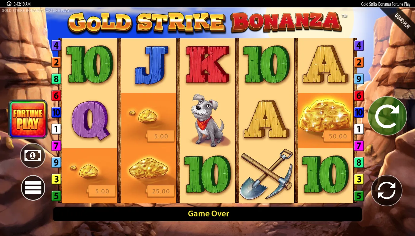 Gold Strike Bonanza Fortune Play screenshot 3