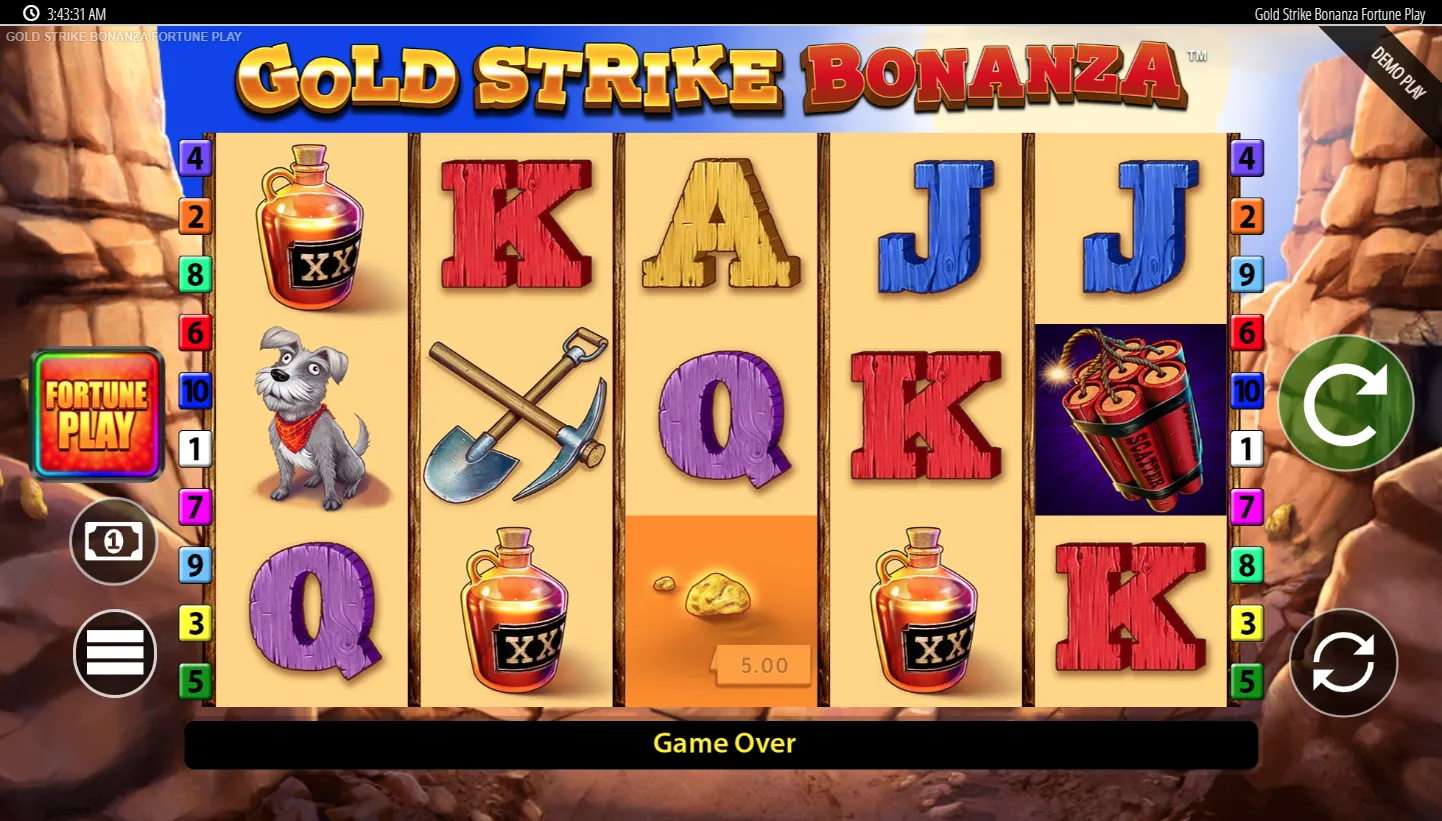 Gold Strike Bonanza Fortune Play screenshot 4