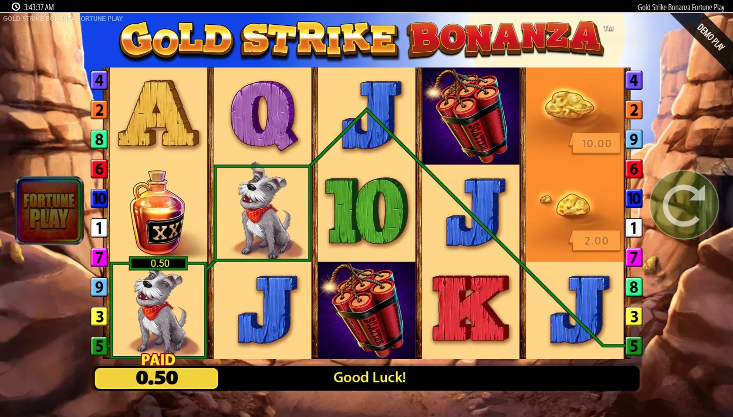 Gold Strike Bonanza Fortune Play screenshot 5