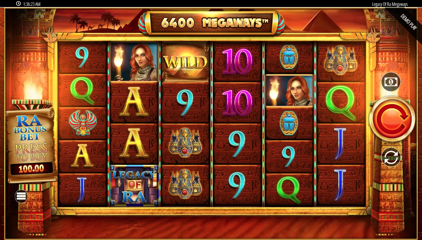 Legacy of Ra Megaways screenshot 2