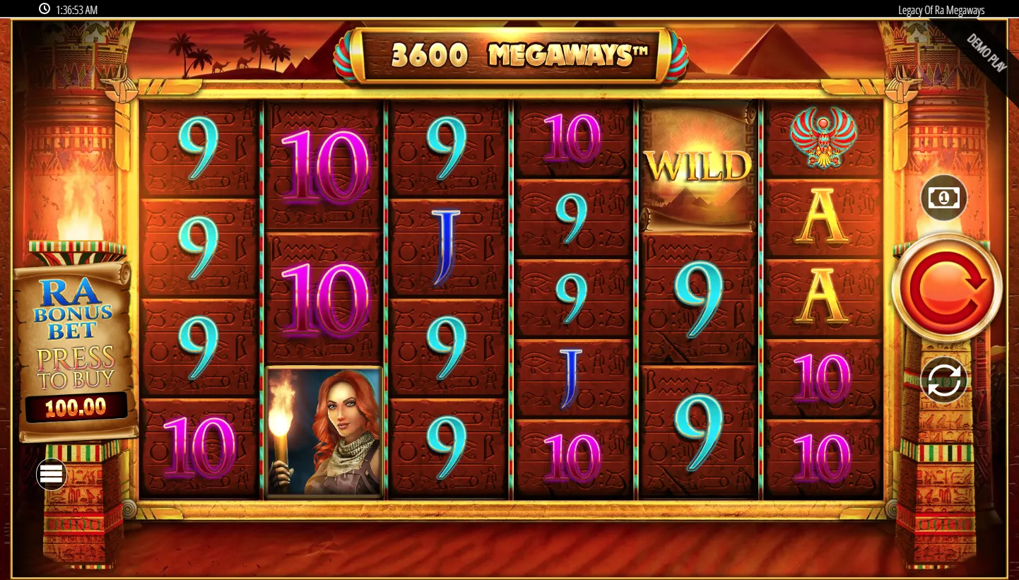 Legacy of Ra Megaways screenshot 5