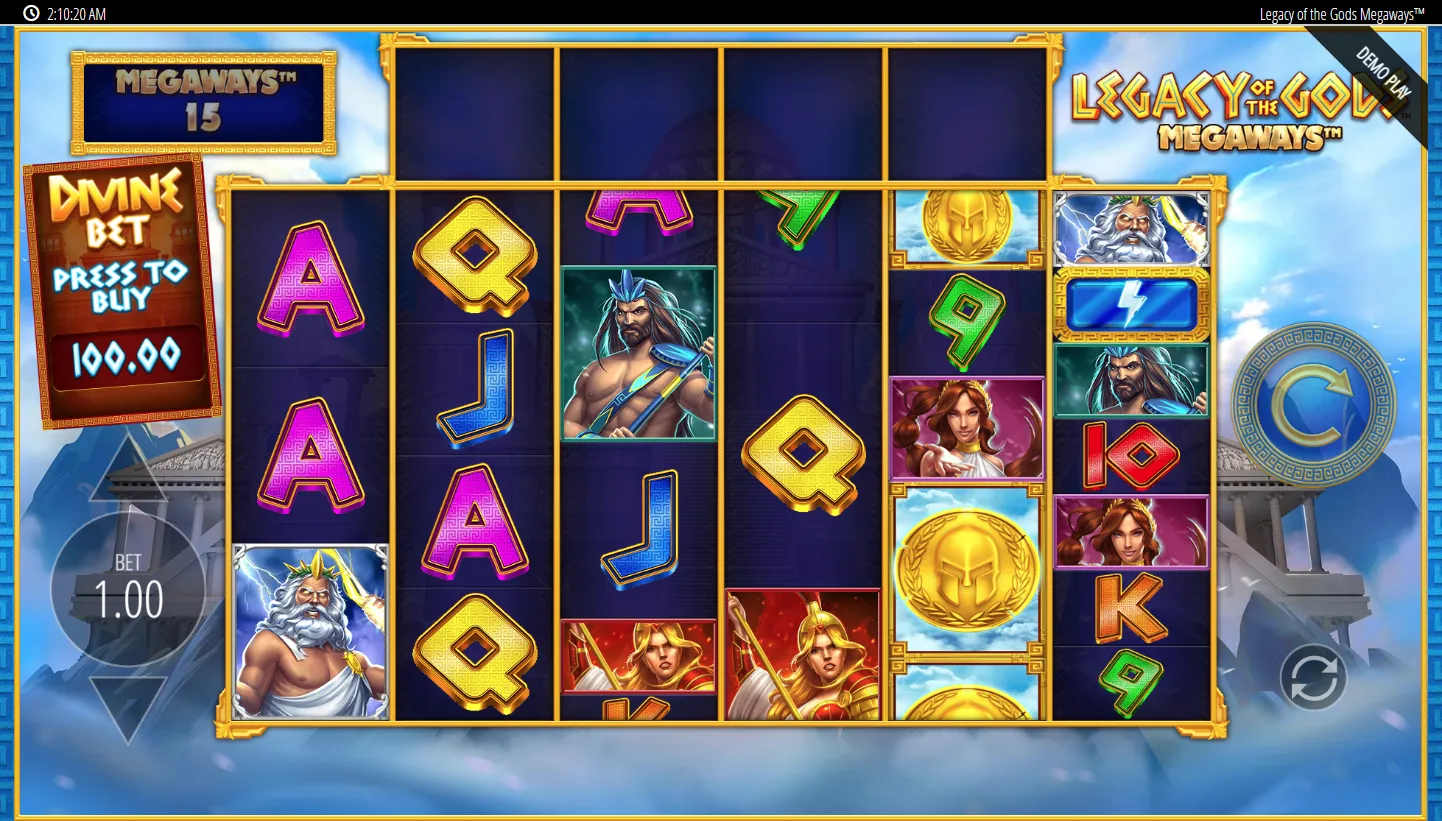 Legacy Of The Gods Megaways screenshot 4
