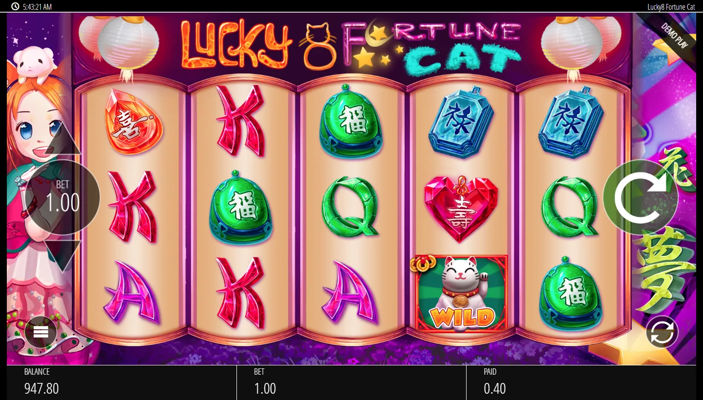 Lucky 8 Fortune Cat screenshot 3