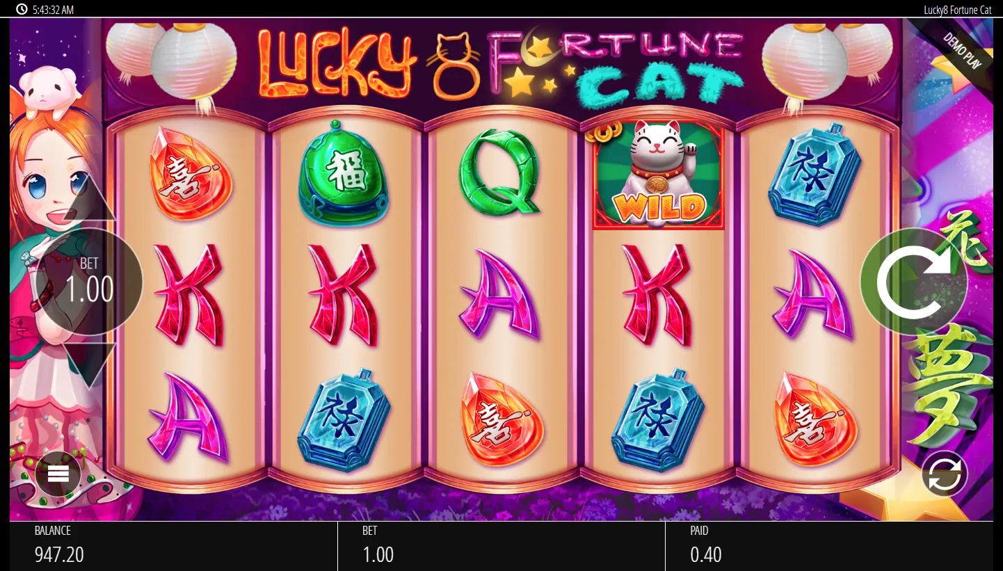 Lucky 8 Fortune Cat screenshot 4