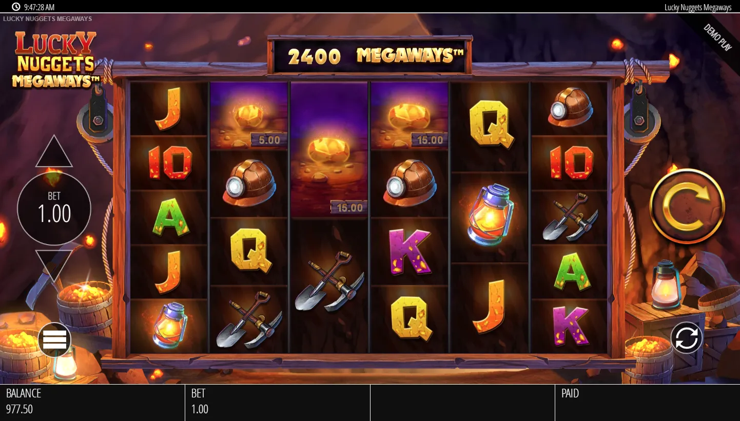 Lucky Nuggets Megaways slot game