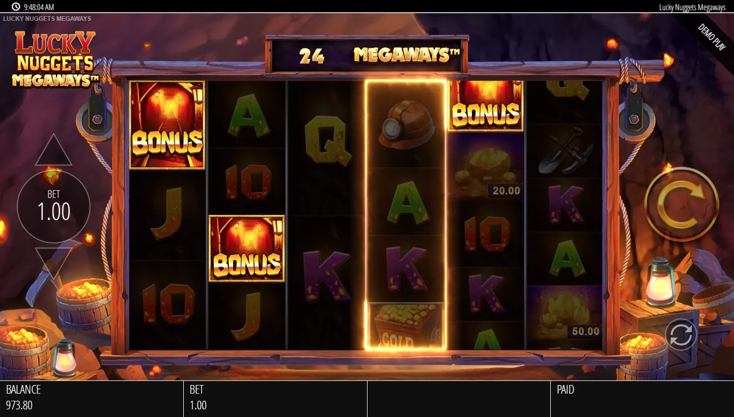 Lucky Nuggets Megaways screenshot 4