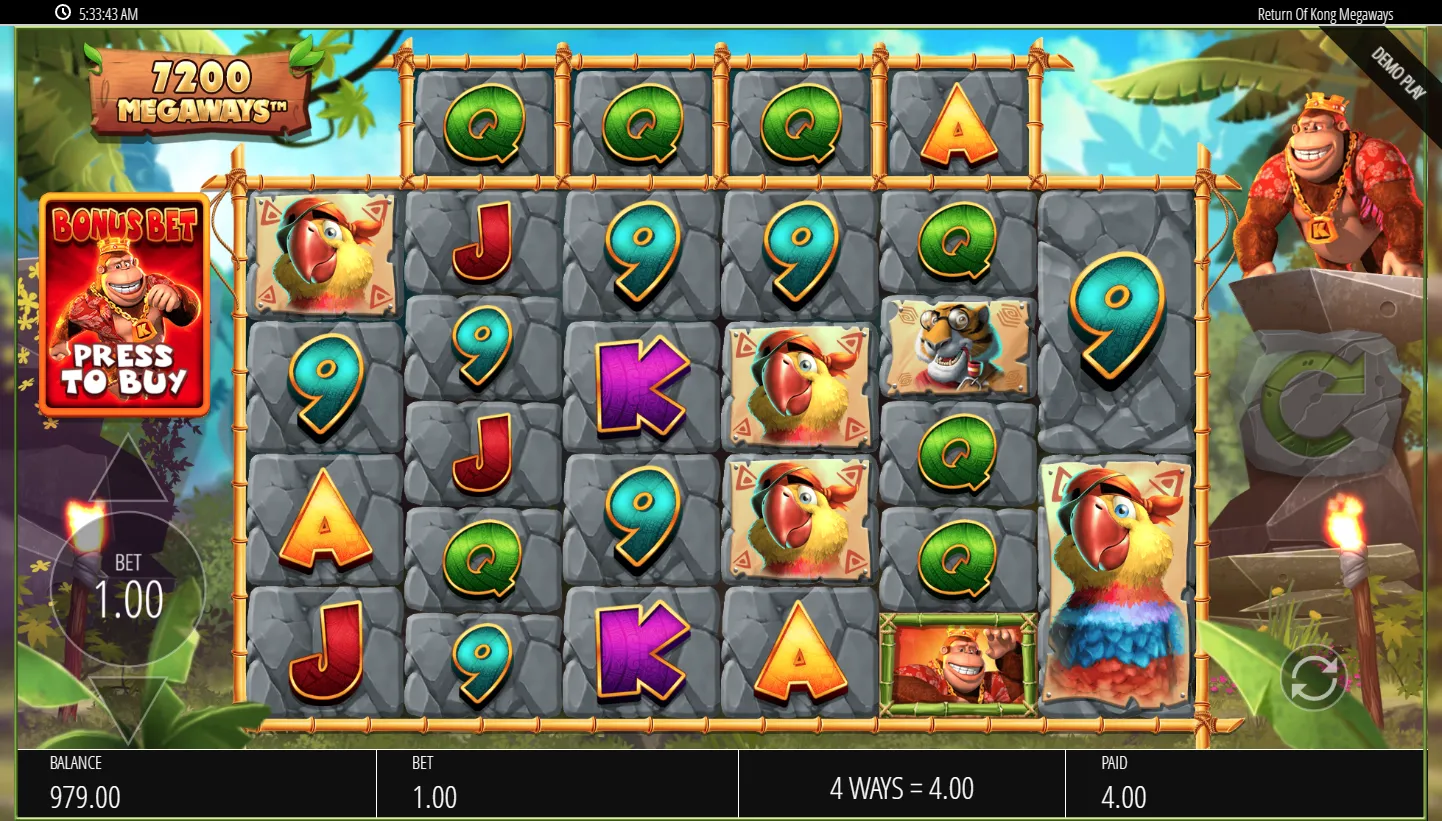 Return of Kong Megaways screenshot 2
