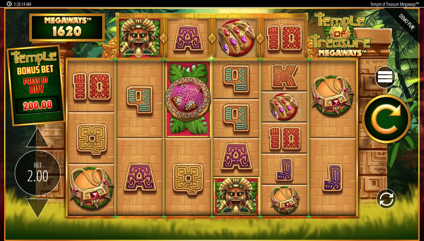 Temple of Treasure Megaways screenshot 1