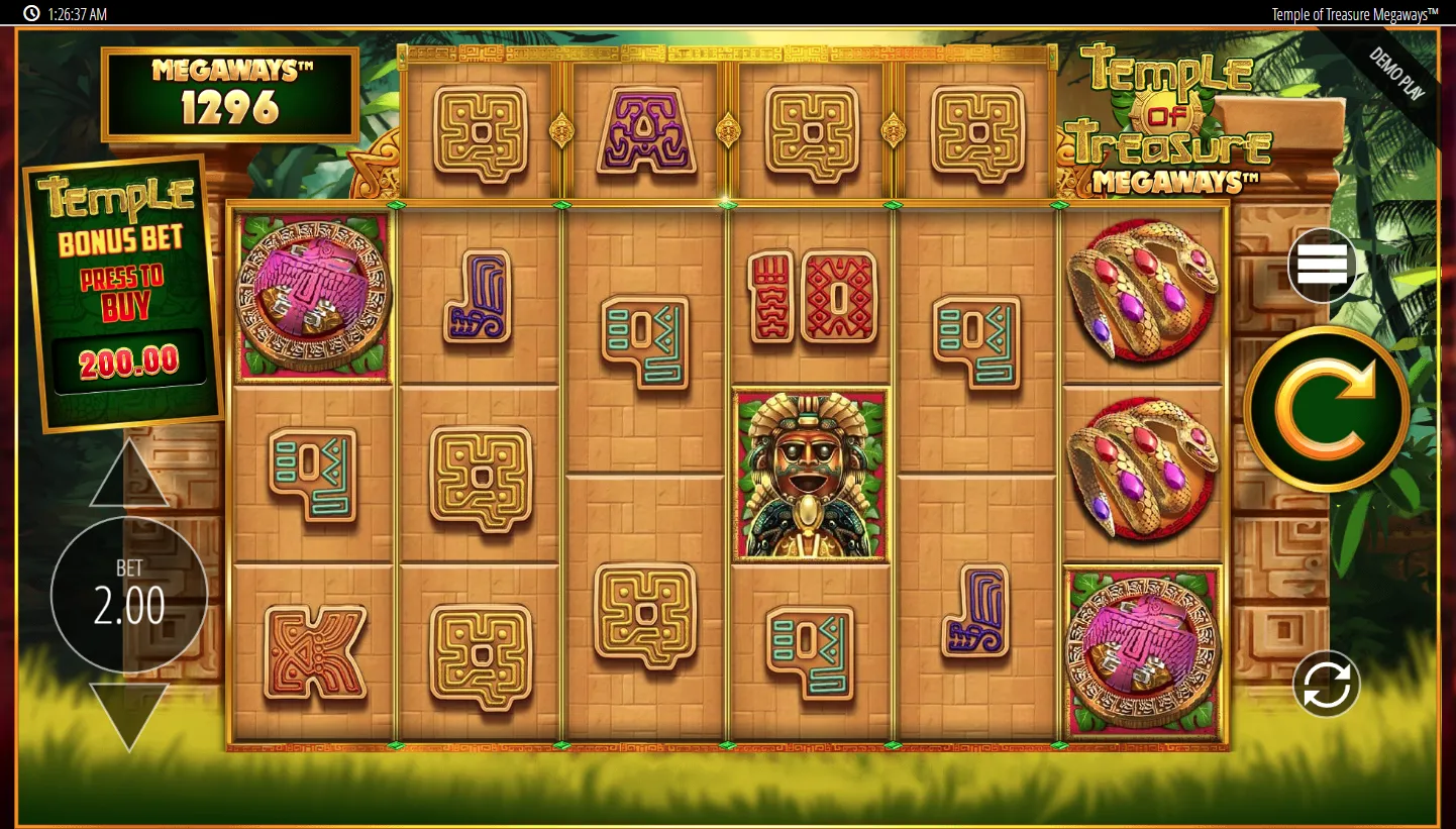 Temple of Treasure Megaways screenshot 3