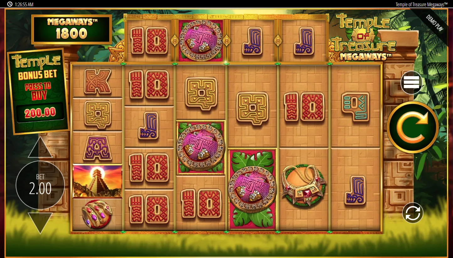 Temple of Treasure Megaways screenshot 5