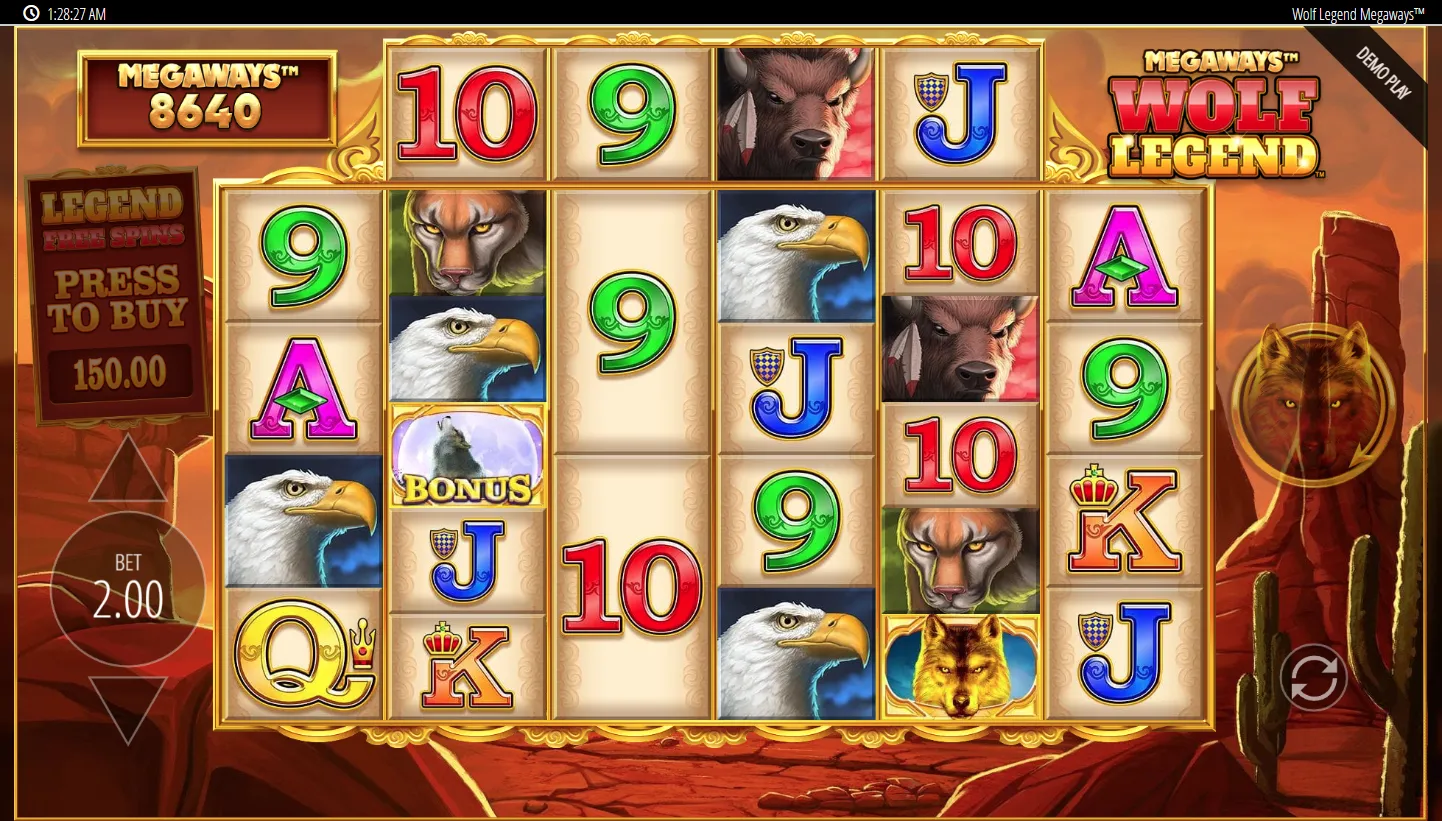 Wolf Legend Megaways screenshot 4