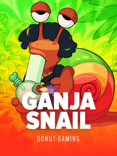Vertical Ganja Snail cover with the game mascot and title