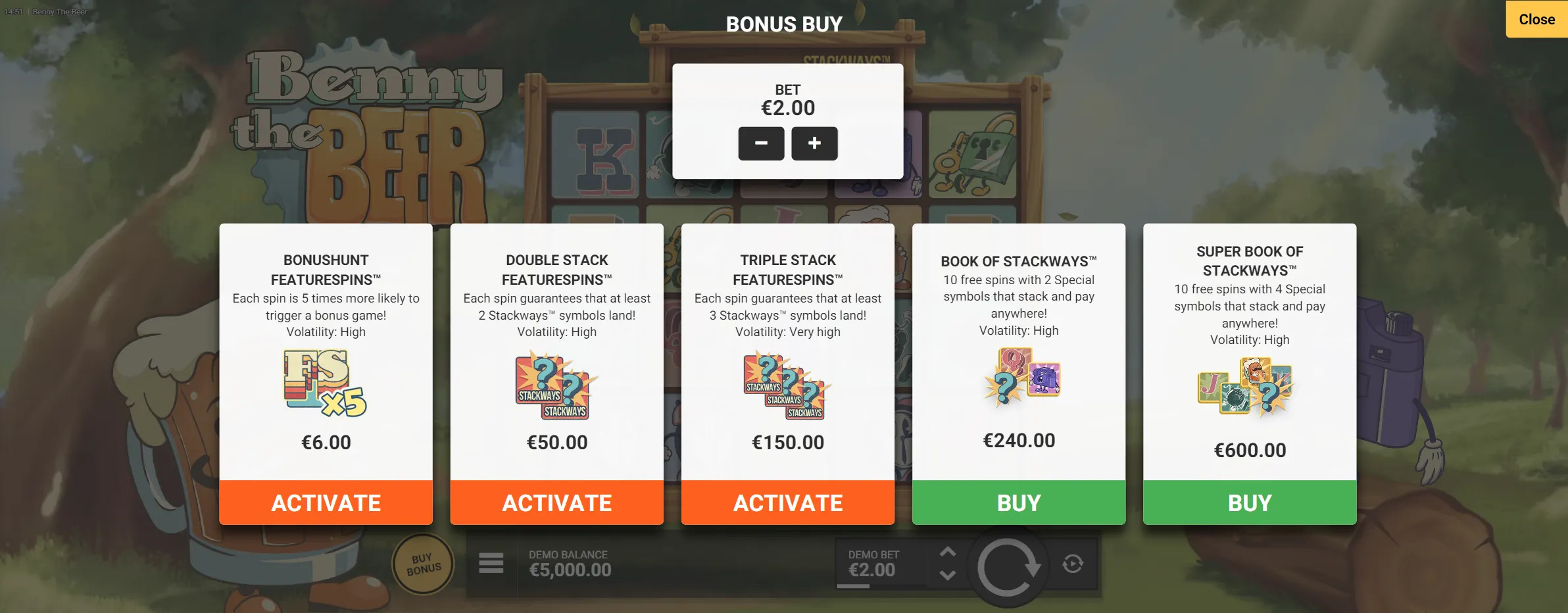 Bonus Buy Feature