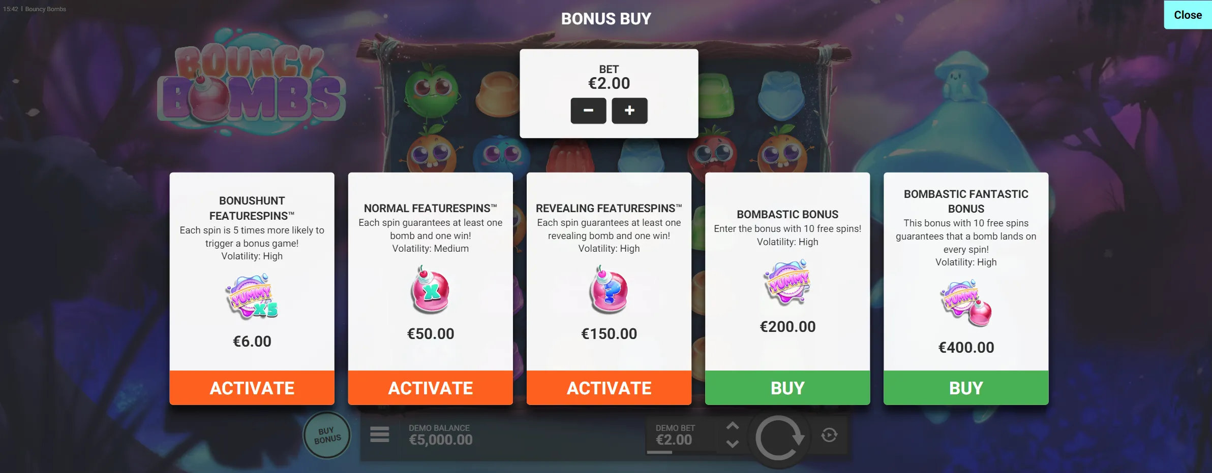 Bonus Buy Feature