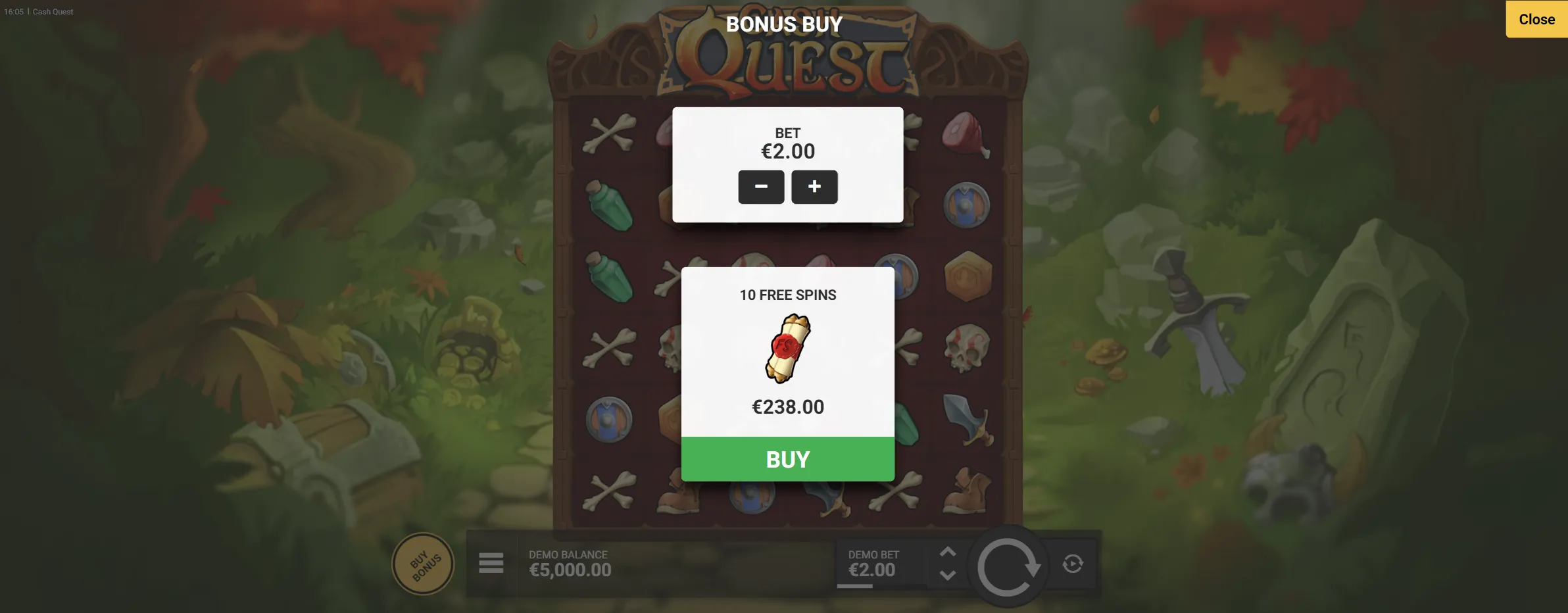 Bonus Buy Feature