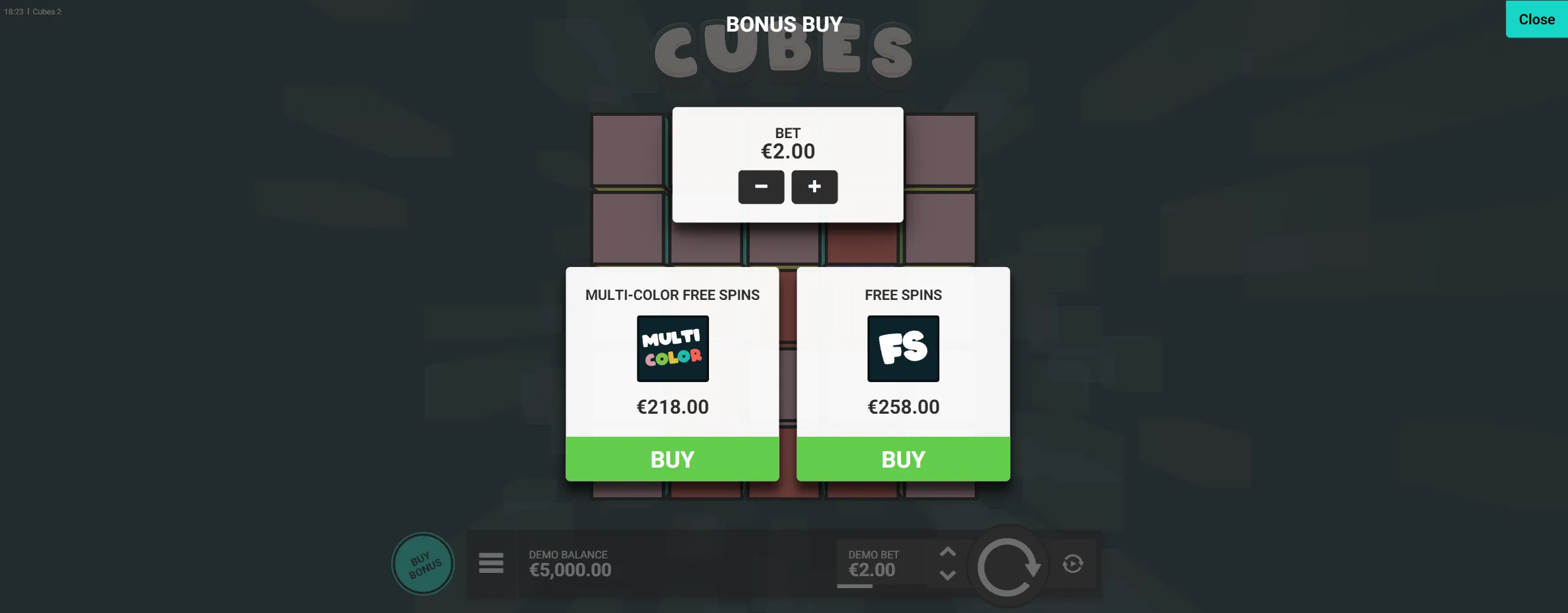 Bonus Buy Feature