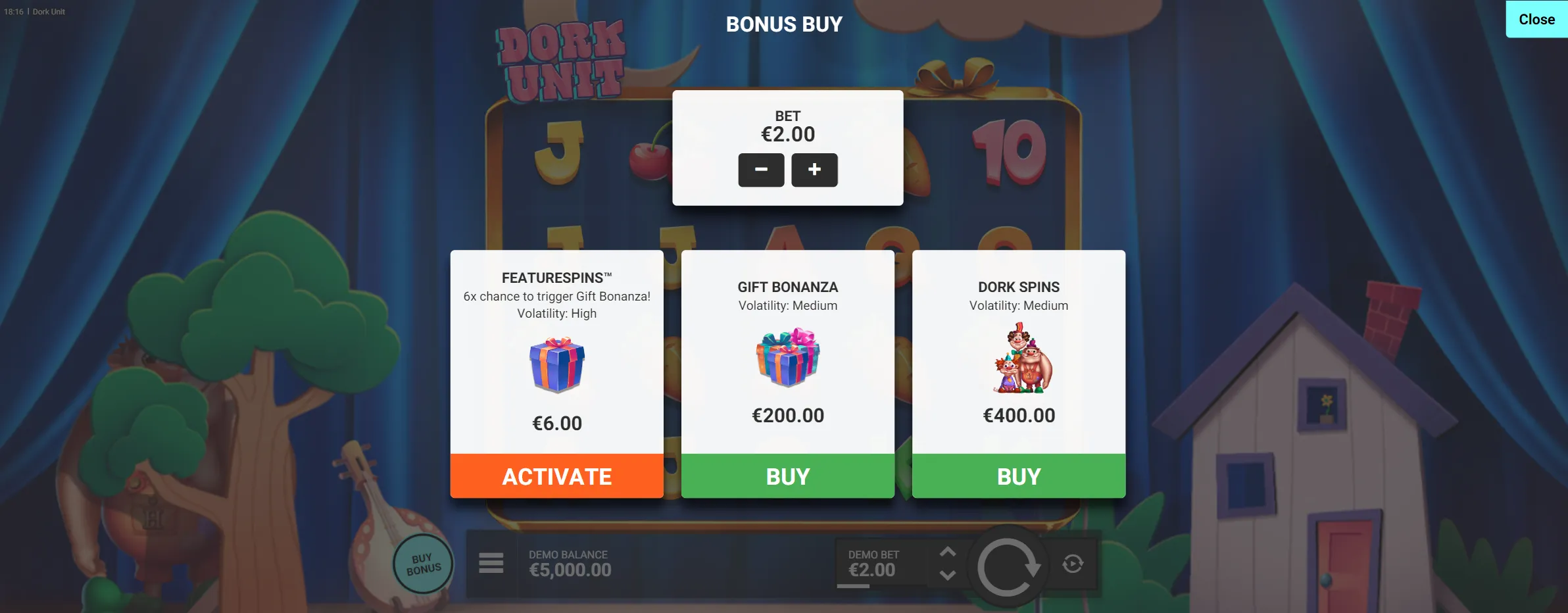 Bonus Buy Feature