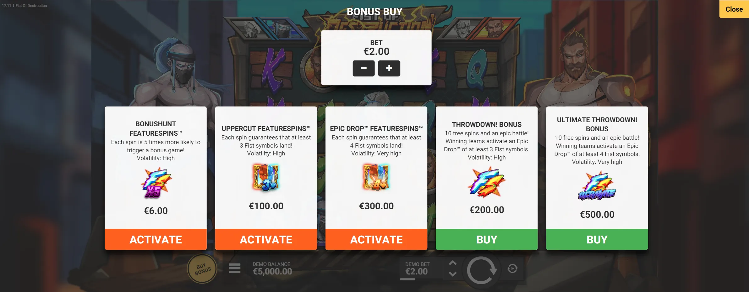 Bonus Buy Feature
