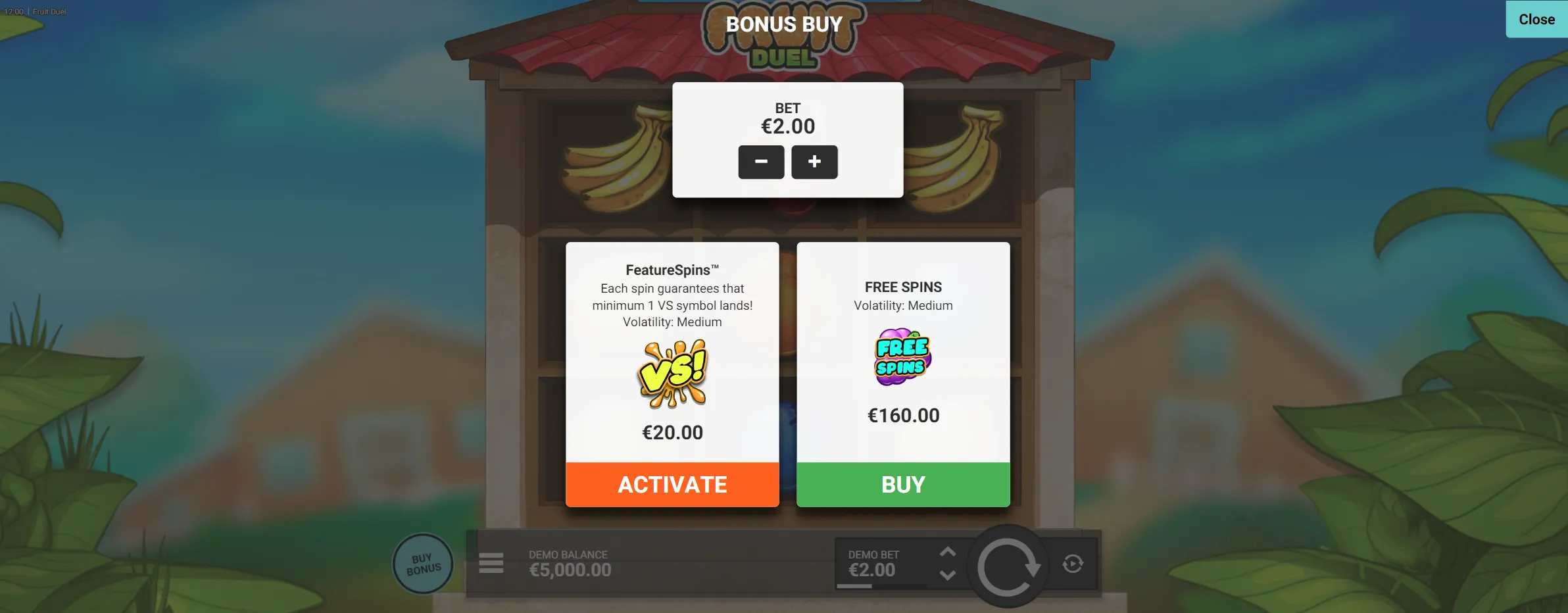 Bonus Buy Feature