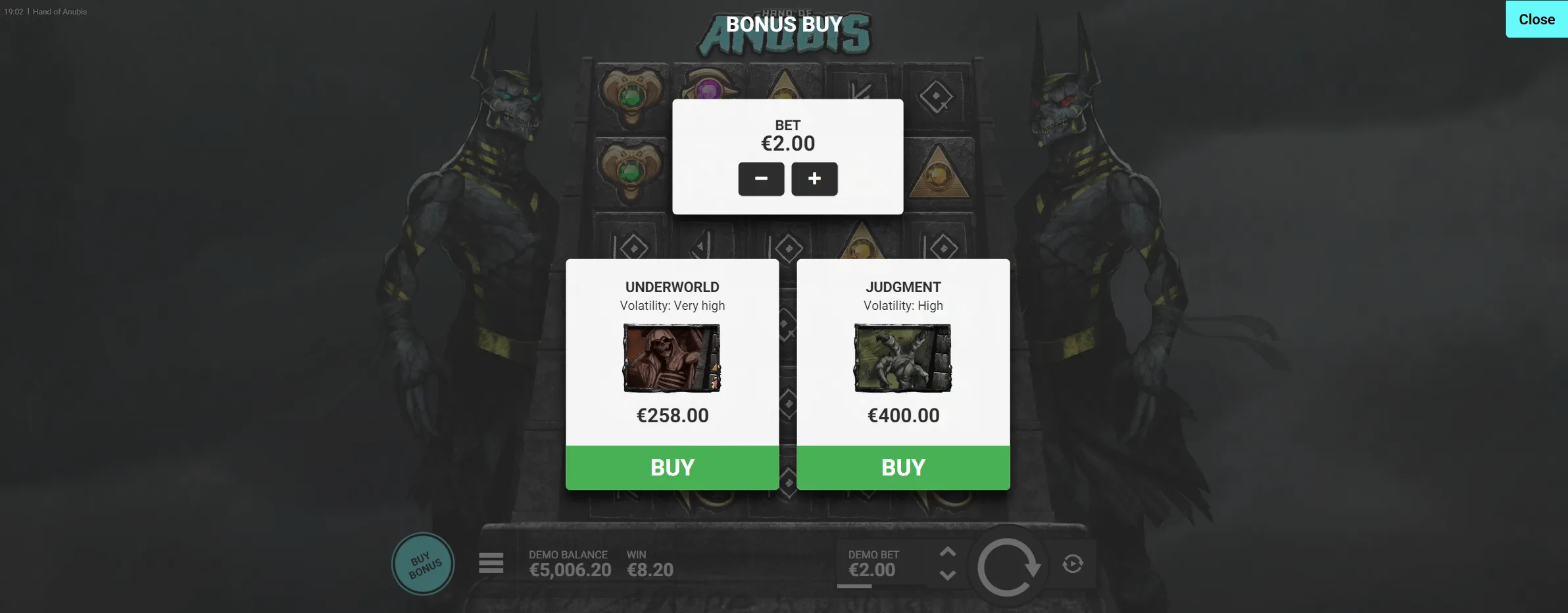 Bonus Buy Feature