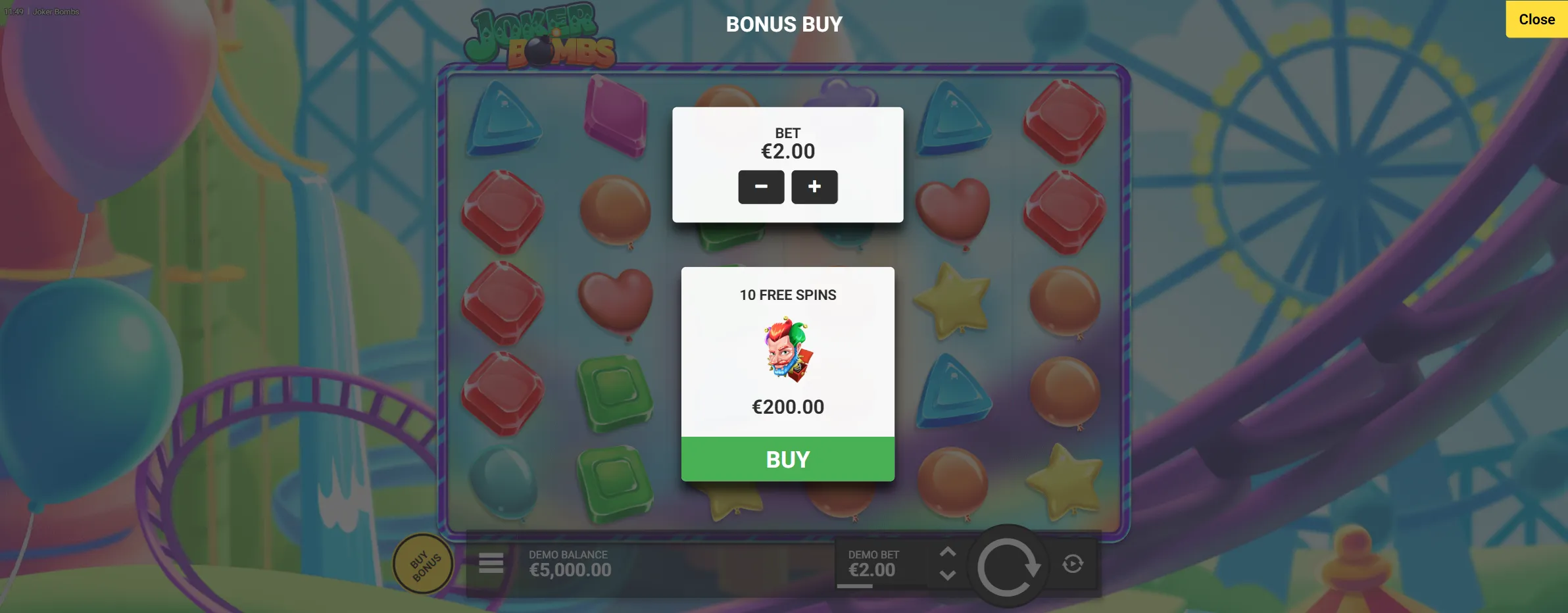 Bonus Buy Feature
