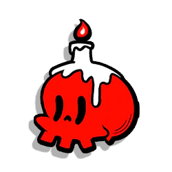 Skull candle symbol in LIT City